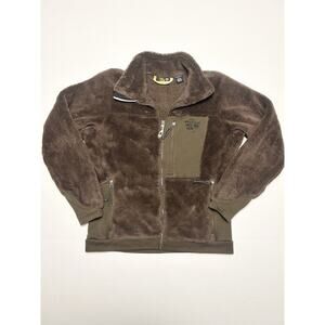 Mountain Hardware Womens Fleece Jacket Brown Size Medium